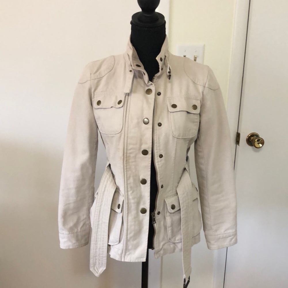 Banana Republic Women's Cream Utility Jacket